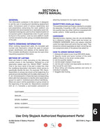Skyjack SJ 8831E 8841E Scissor Lift Maintenance & Parts Manual service manual preview page 9