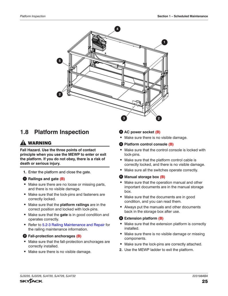 Skyjack SJ3220 SJ3226 SJ4720 sj4726 sj4732 Service Manual service manual preview page 4