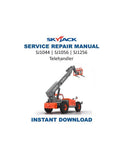 Skyjack SJ1044 SJ1056 SJ1256 Telehandler Service Manual PDF service repair manual cover