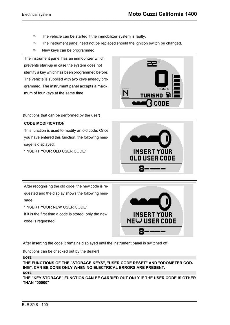 Moto Guzzi California 1400 Service Manual service manual preview page 5