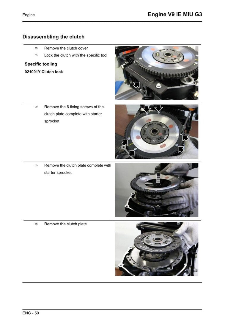 Moto Guzzi V9 IE MIU G3 Service Manual service manual preview page 6