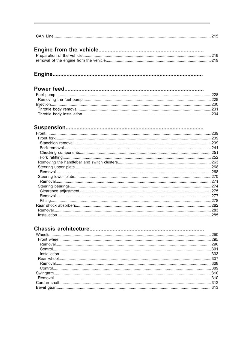 Moto Guzzi Stelvio Service Manual service manual preview page 9