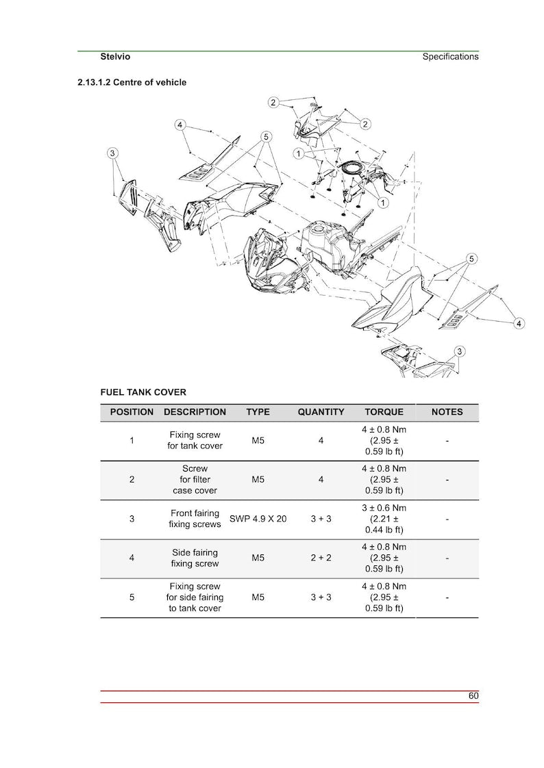 Moto Guzzi Stelvio Service Manual service manual preview page 6
