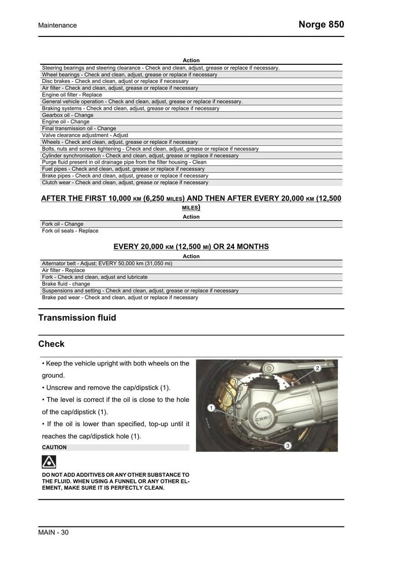 Moto Guzzi Norge 850 Service Manual service manual preview page 5