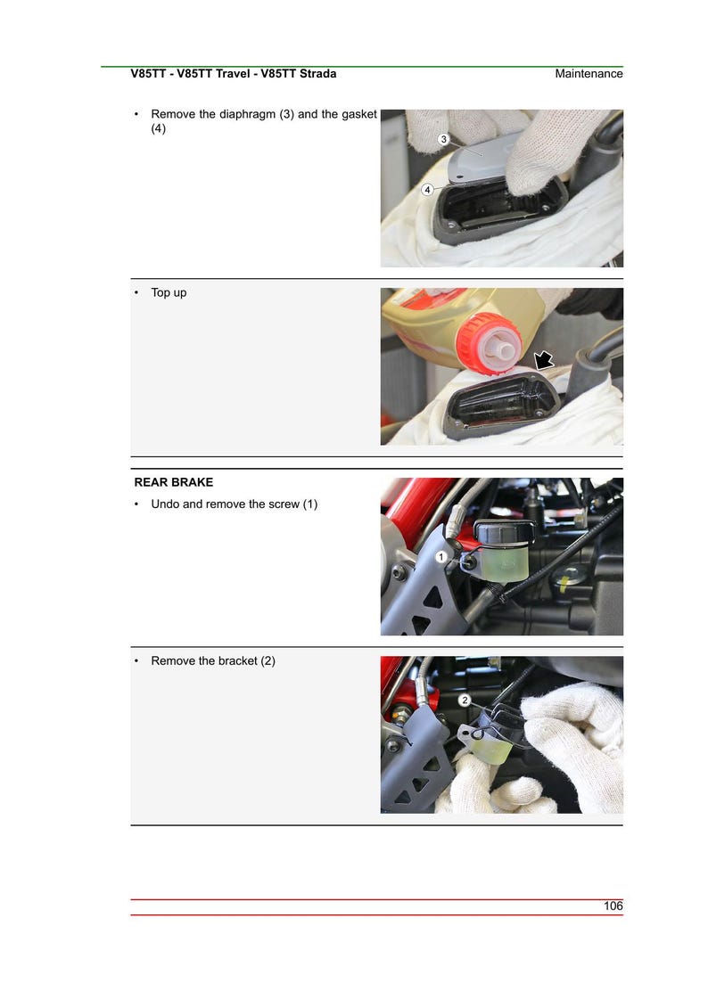 Moto Guzzi V85TT Service Manual service manual preview page 3