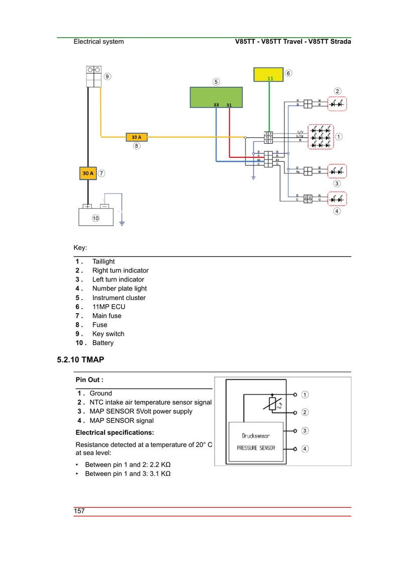 Moto Guzzi V85TT Service Manual service manual preview page 6