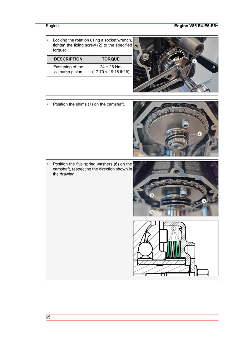 Moto Guzzi V85 E4 E5 E5 Plus Service Manual service manual preview page 8
