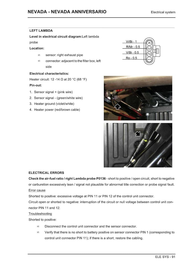 Moto Guzzi Nevada Service Manual service manual preview page 7