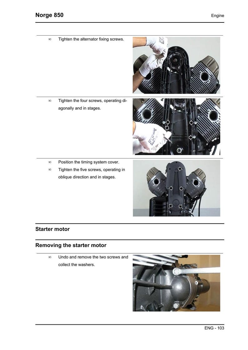 Moto Guzzi Norge 850 Service Manual service manual preview page 4