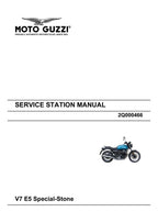 Moto Guzzi V7 E5 Stone Special Service Manual service manual preview page 2