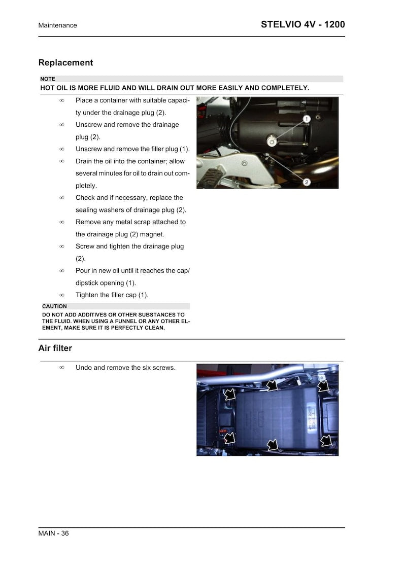 Moto Guzzi Stelvio 4V 1200 Service Manual service manual preview page 4