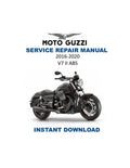 Moto Guzzi V7 II ABS Service Manual PDF service repair manual cover