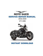 Moto Guzzi V7 II ABS Service Manual PDF service repair manual cover