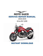 Moto Guzzi Griso 8V 1200 Service Manual PDF service repair manual cover