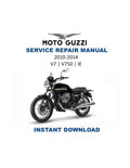 Moto Guzzi V7 V750 IE Service Manual PDF service repair manual cover