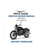 Moto Guzzi V7 V750 IE Service Manual PDF service repair manual cover
