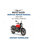 Moto Guzzi V7 V750 IE MIU G3 Service Manual PDF service repair manual cover