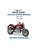 Moto Guzzi Griso 850 Service Manual PDF service repair manual cover
