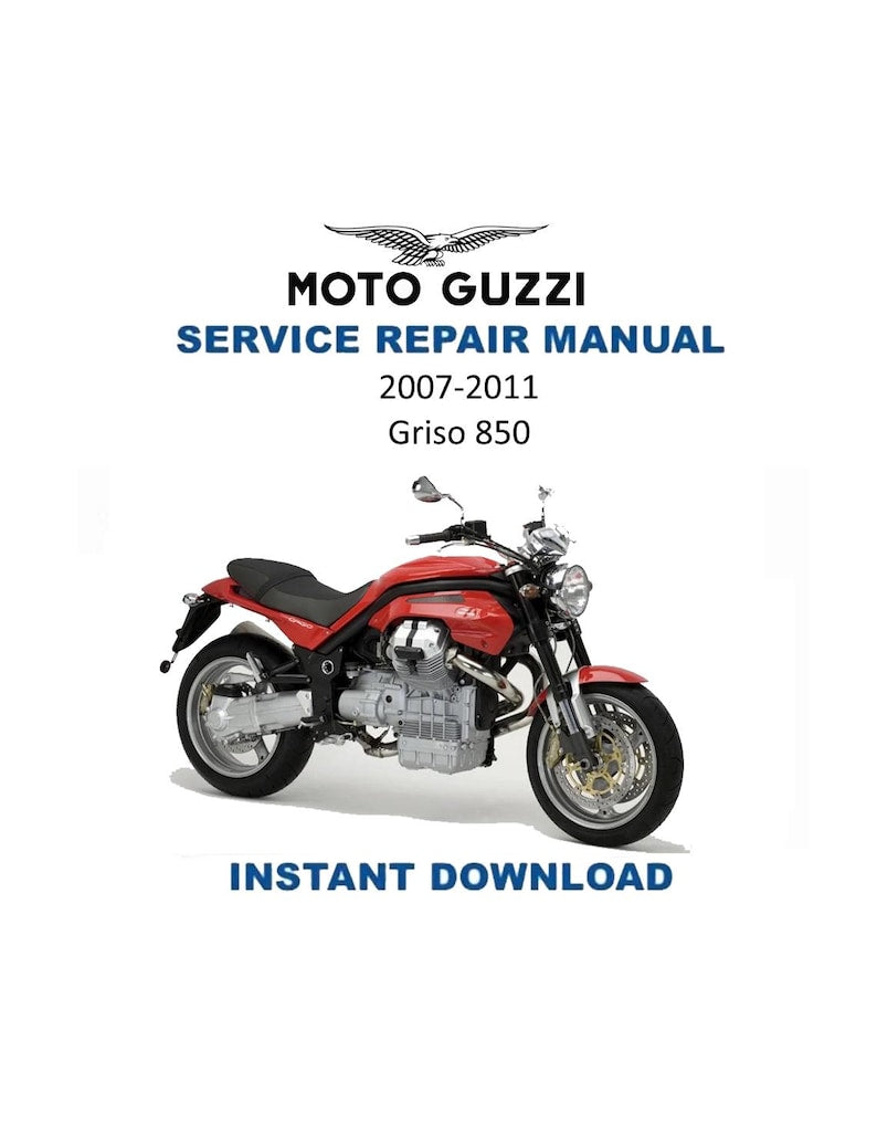 Moto Guzzi Griso 850 Service Manual PDF service repair manual cover