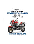 Moto Guzzi 1200 Sport 4V ABS Service Manual PDF service repair manual cover