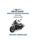 Moto Guzzi California 1400 Service Manual PDF service repair manual cover