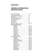 Polaris ATV All Models Service Manual 1999-2000 ATV Repair service manual preview page 2