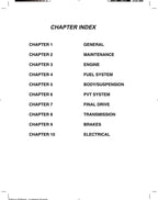 Polaris Trail Blazer 250 400 Service Manual service manual preview page 3