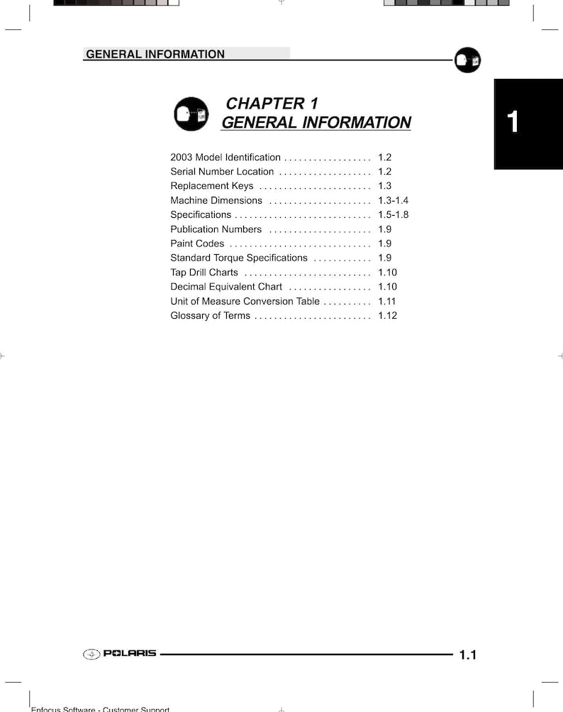 Polaris Trail Blazer 250 400 Service Manual service manual preview page 4