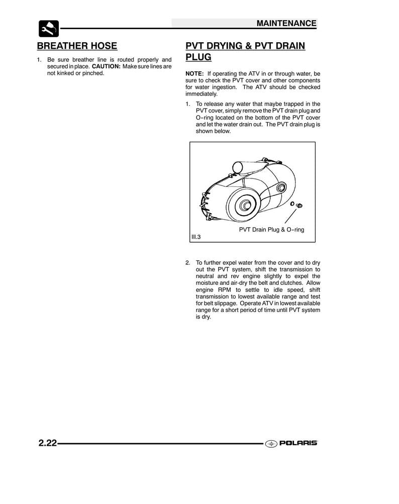 Polaris Sportsman 700 800 EFI Service Manual 2005-2009 ATV service manual preview page 8