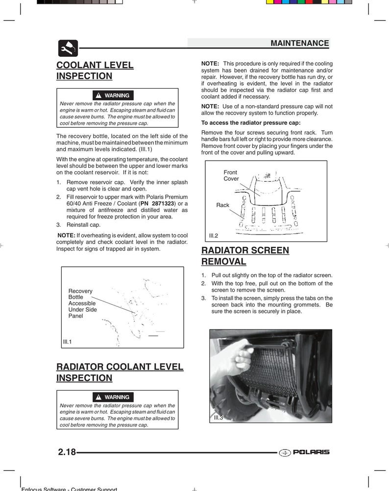 Polaris Sportsman 600 700 Service Manual service manual preview page 9