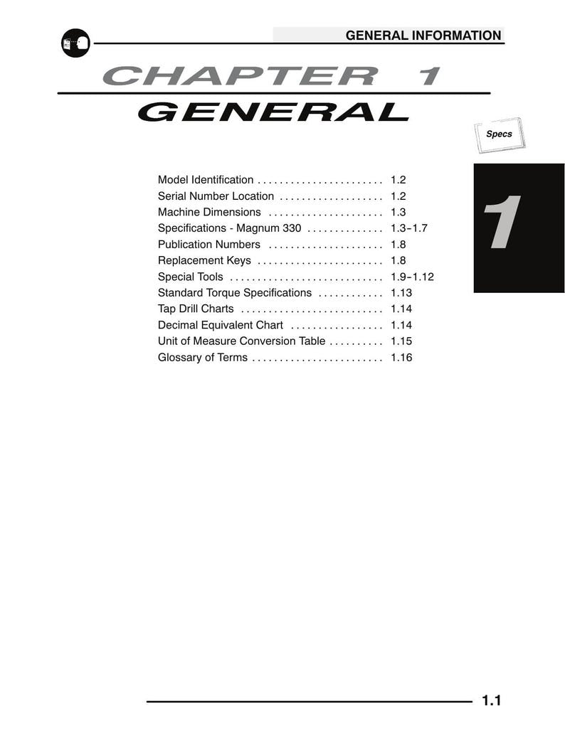 Polaris Magnum 330 Service Manual service manual preview page 3