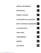 Polaris Ranger RZR XP 900 Service Manual service manual preview page 3