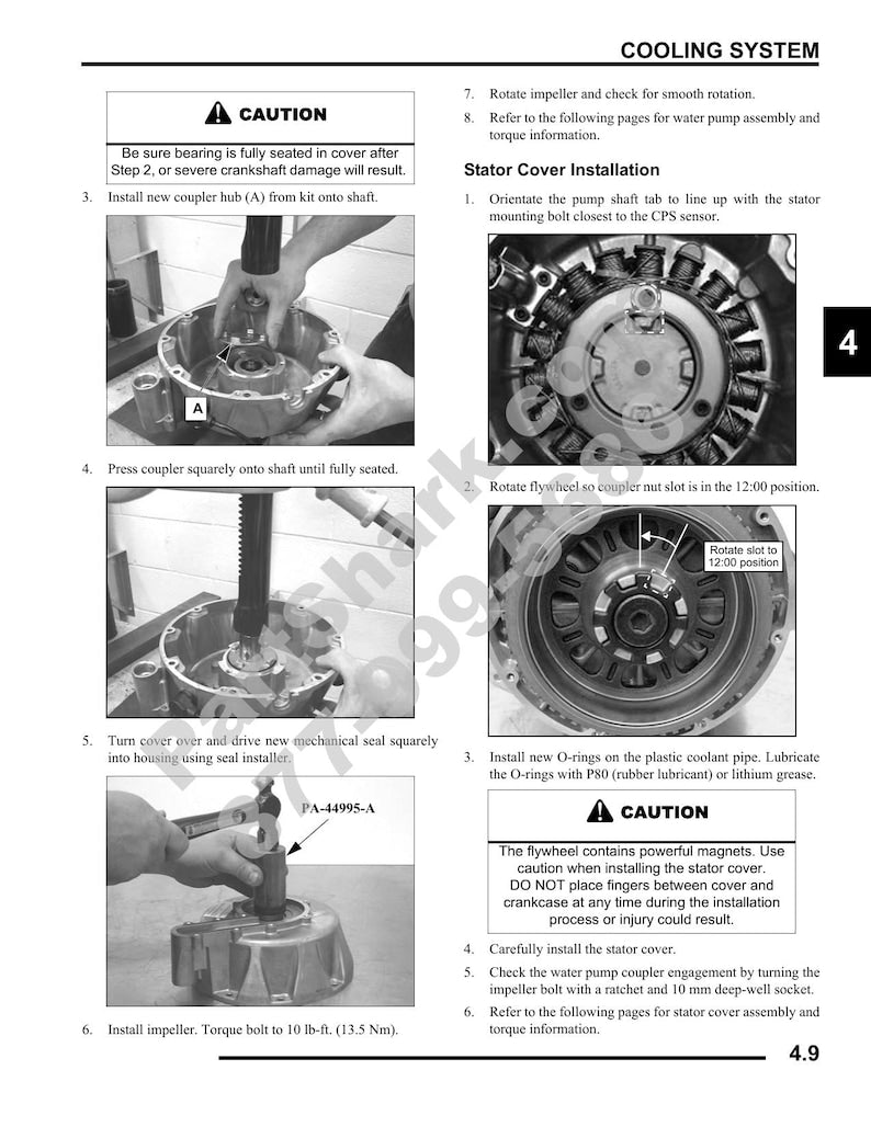 Polaris Sportsman XP 850 Service Manual 2009-2013 ATV EPS service manual preview page 9