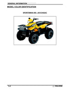 Polaris Sportsman 400 500 Service Manual 2001-2005 ATV service manual preview page 7