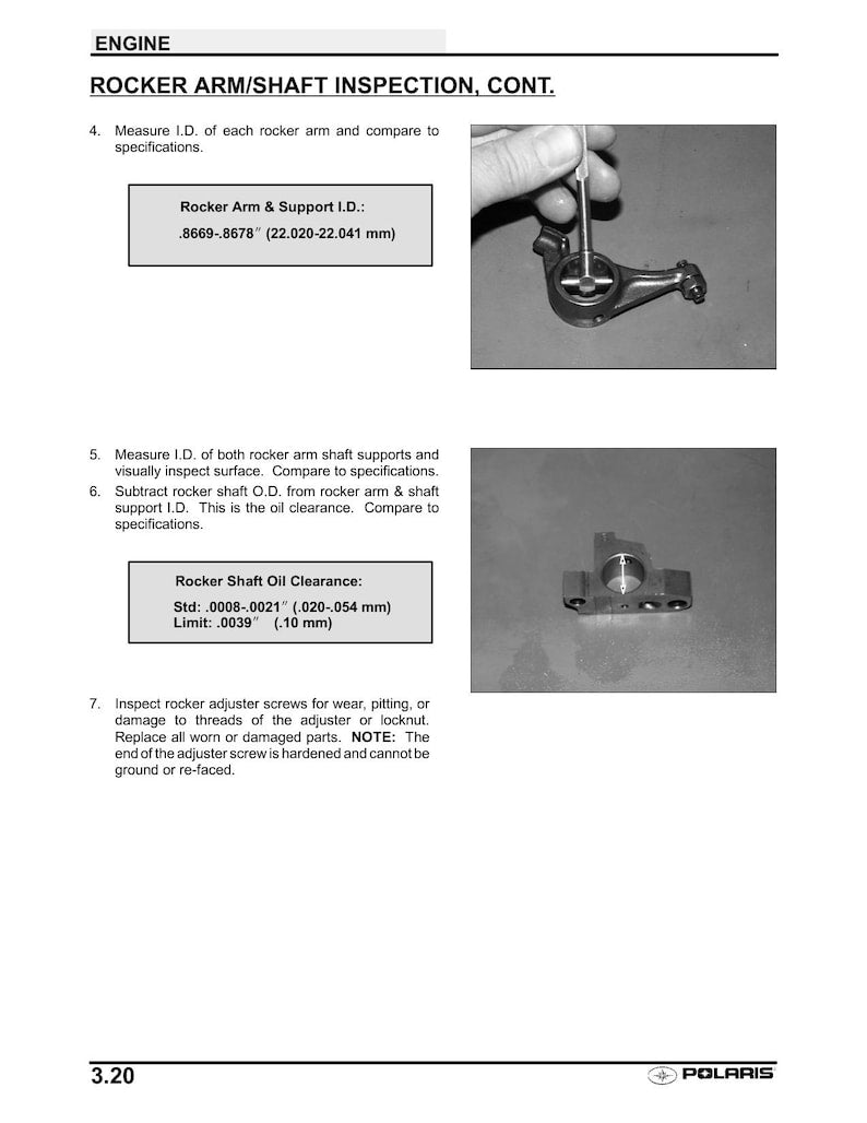 Polaris Sportsman 400 500 Service Manual 2001-2005 ATV service manual preview page 9