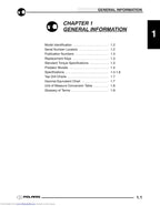Polaris Predator 500 Service Manual service manual preview page 6
