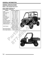 Polaris Ranger 500 4x4 EFI Service Manual 2009-2013 UTV service manual preview page 5
