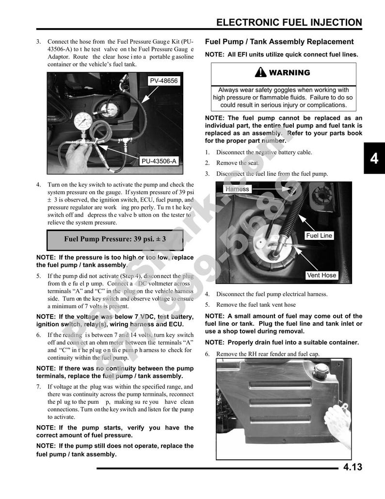 Polaris Ranger 700 4x4 Crew 6x6 Service Manual 2009-2013 UTV service manual preview page 10