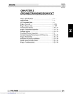 Polaris Youth ATV Scrambler 50 90 Sportsman Predator Service Manual service manual preview page 7