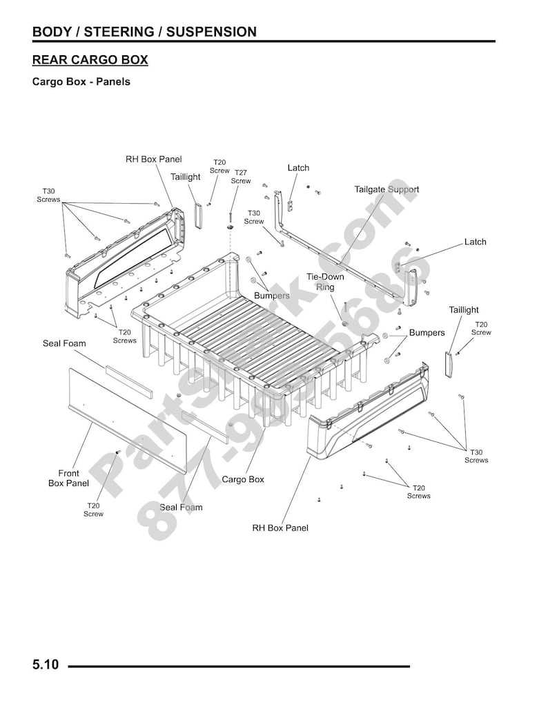 Polaris Ranger 500 4x4 EFI Service Manual 2009-2013 UTV service manual preview page 11