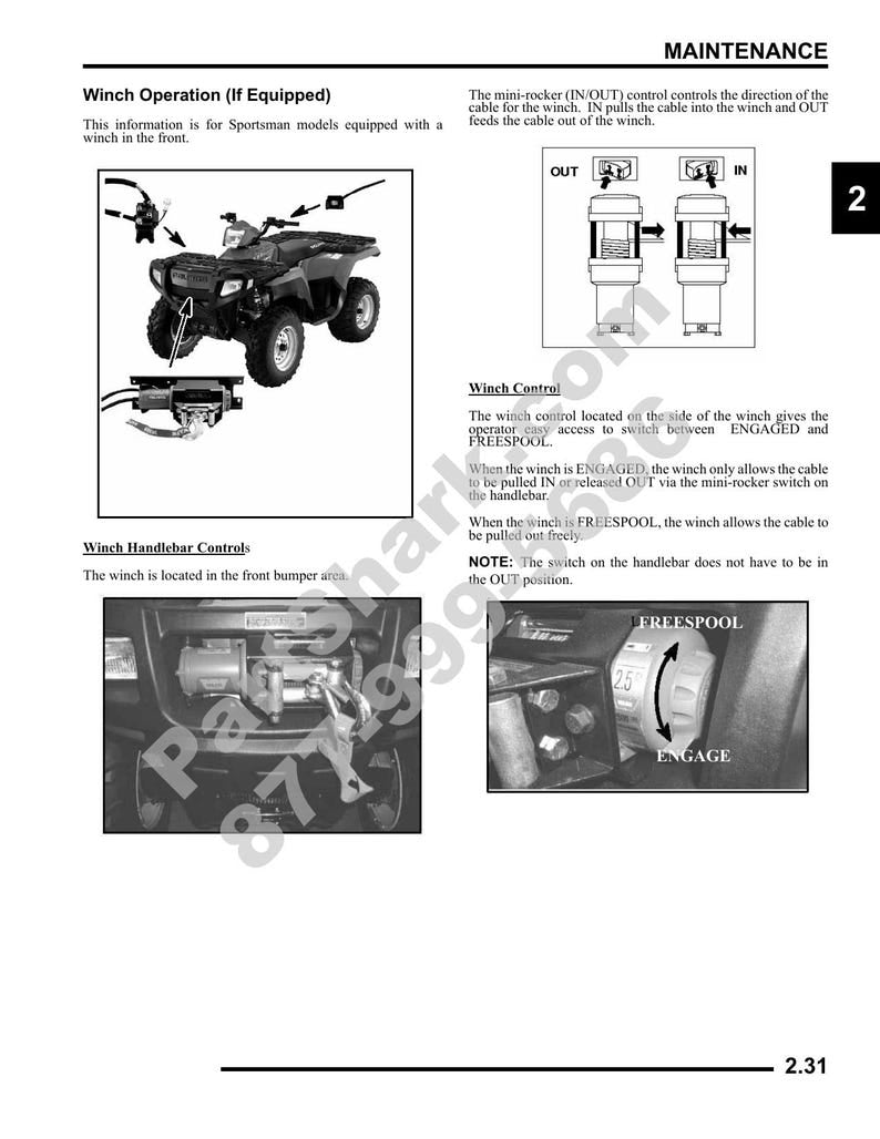 Polaris Sportsman 6x6 800 EFI Service Manual 2009-2013 ATV service manual preview page 8