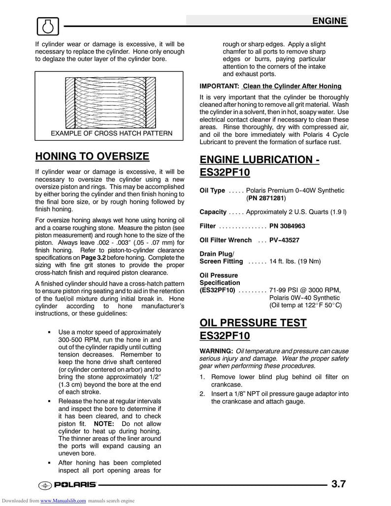 Polaris Trail Boss 330 Service Manual service manual preview page 8