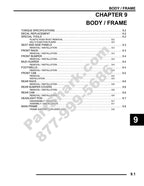 Polaris Sportsman XP 550 Service Manual 2009-2013 ATV service manual preview page 11
