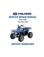 Polaris Trail Boss 330 Service Manual PDF service repair manual cover