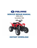 Polaris Scrambler 500 Service Manual PDF service repair manual cover