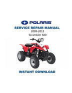 Polaris Scrambler 500 Service Manual PDF service repair manual cover