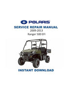 Polaris Ranger 500 4x4 EFI Service Manual 2009-2013 UTV PDF service repair manual cover