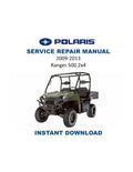 Polaris Ranger 500 2x4 Service Manual PDF service repair manual cover