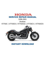 Honda VT750C Shadow ACE Service Manual PDF service repair manual cover