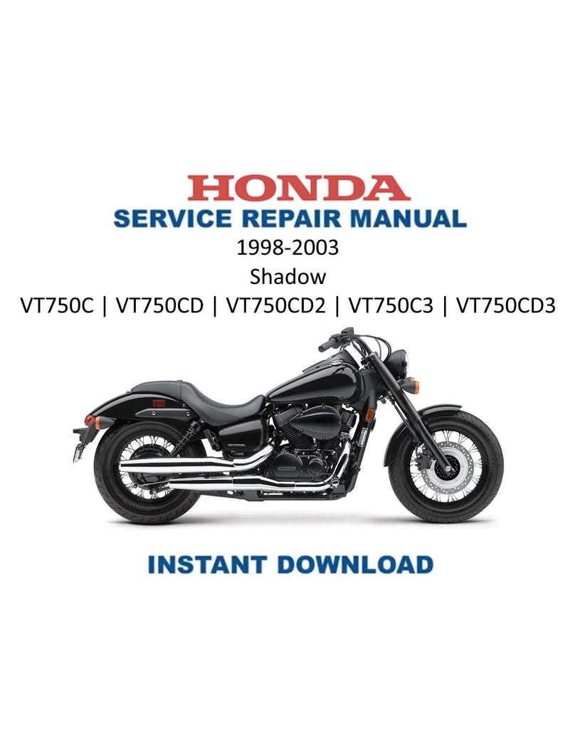 Honda VT750C Shadow ACE Service Manual PDF service repair manual cover